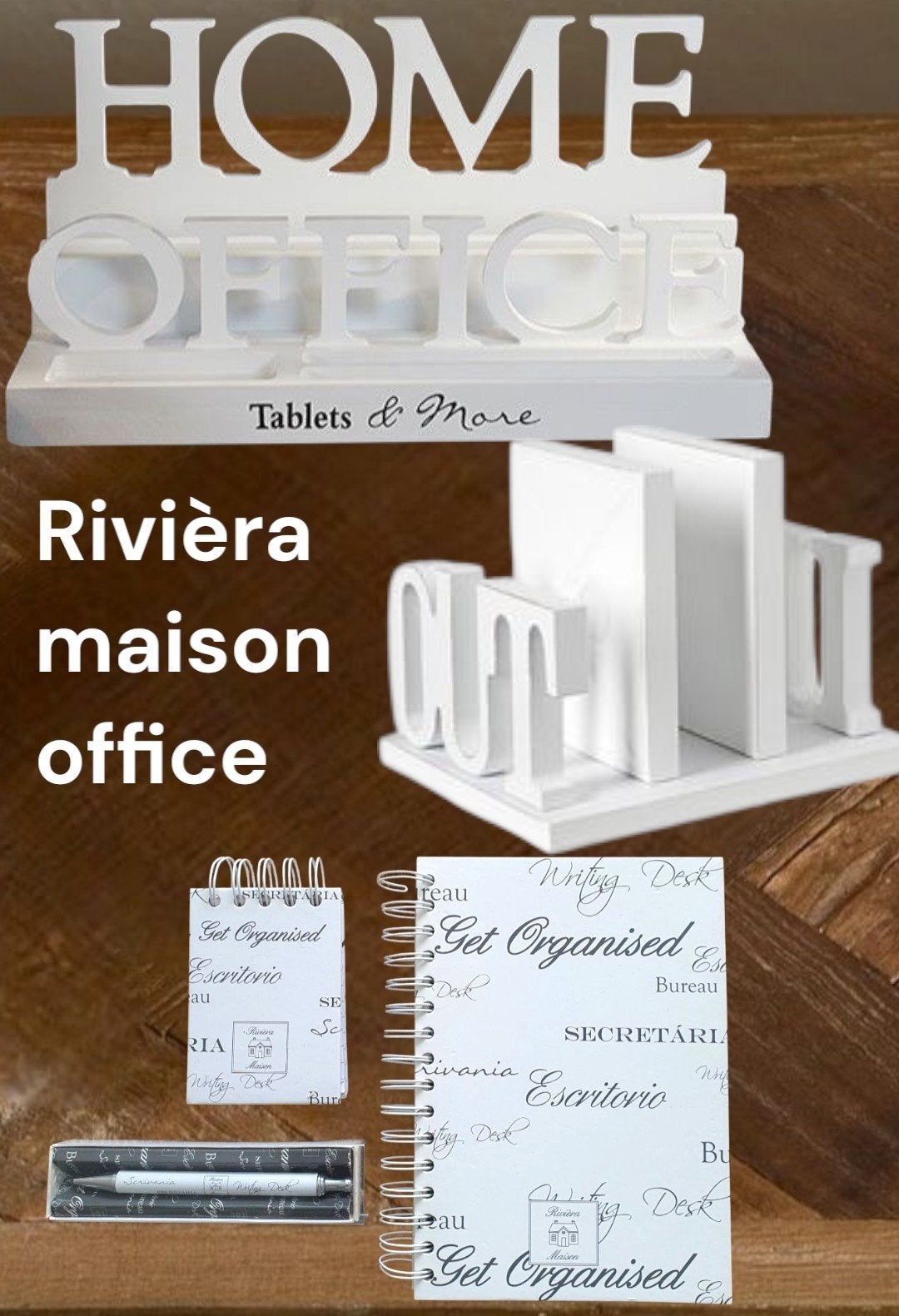 compleet rivièra maison kantoor asscoires set, Huis en Inrichting, Ophalen of Verzenden, Nieuw