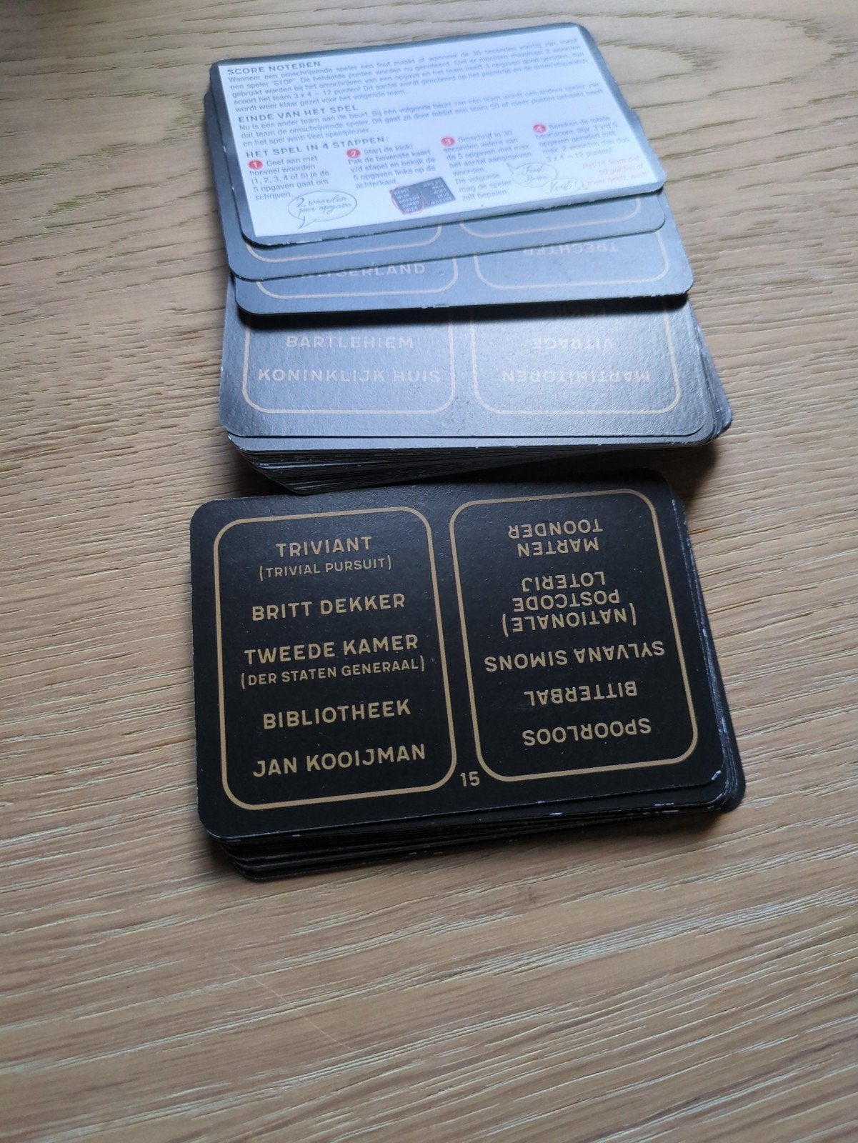 Triviant (Trivial Pursuit) kaartjes, Vijf spelers of meer, Ophalen of Verzenden, Gebruikt
