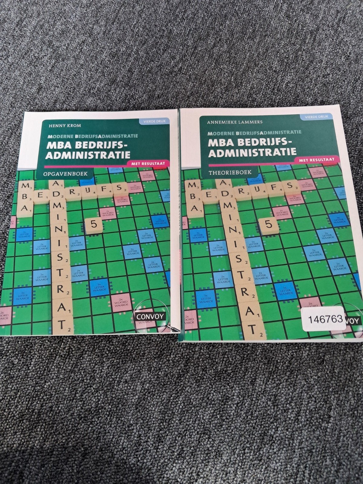 MBA Bedrijfsadministratie: Theorieboek & Opgavenboek, Boeken, Zo goed als nieuw, Gamma, Henny Krom, Annemieke Lammers, HBO
