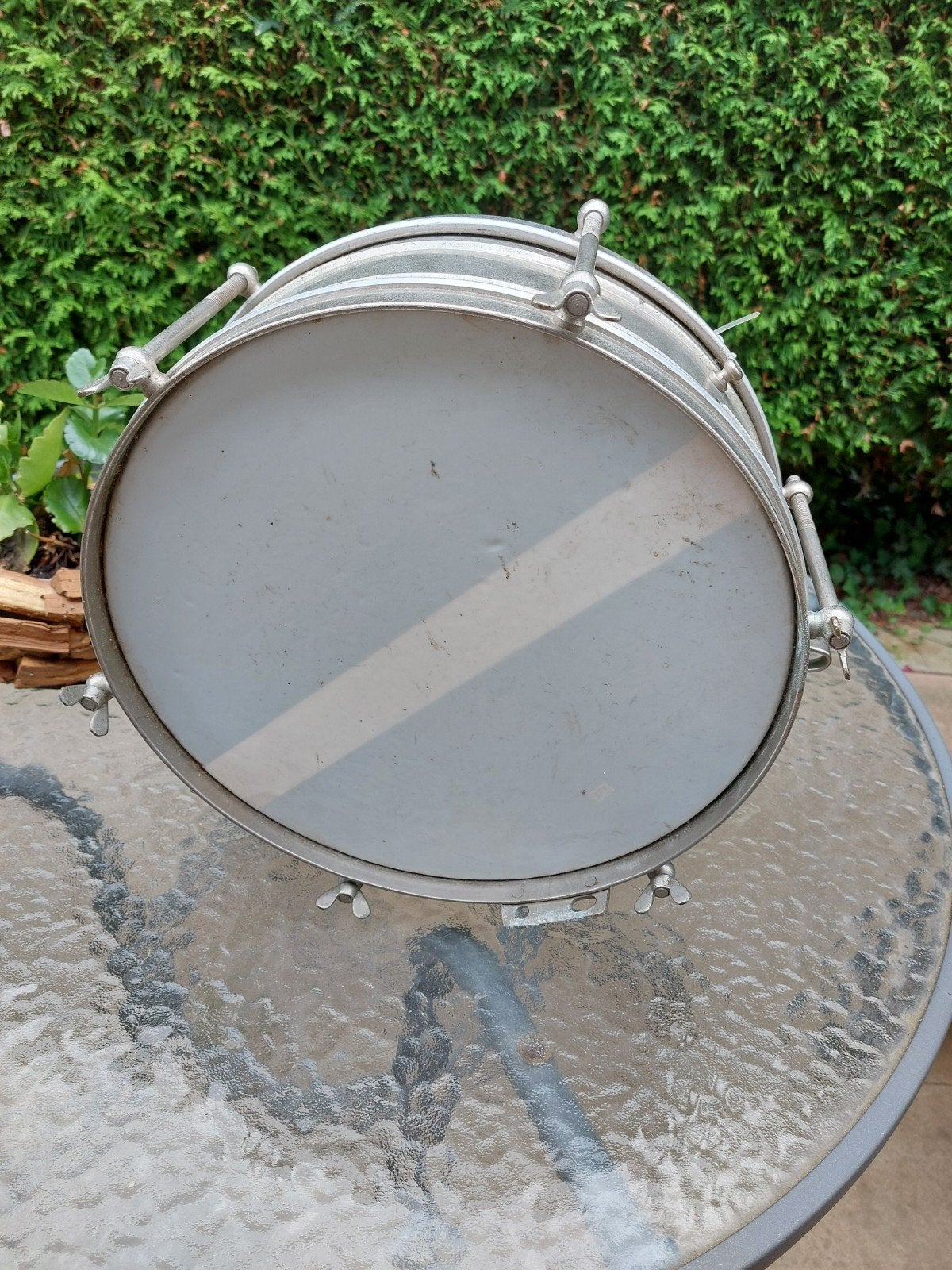 Vintage trommel.  Imperator drum Heads., Ophalen of Verzenden