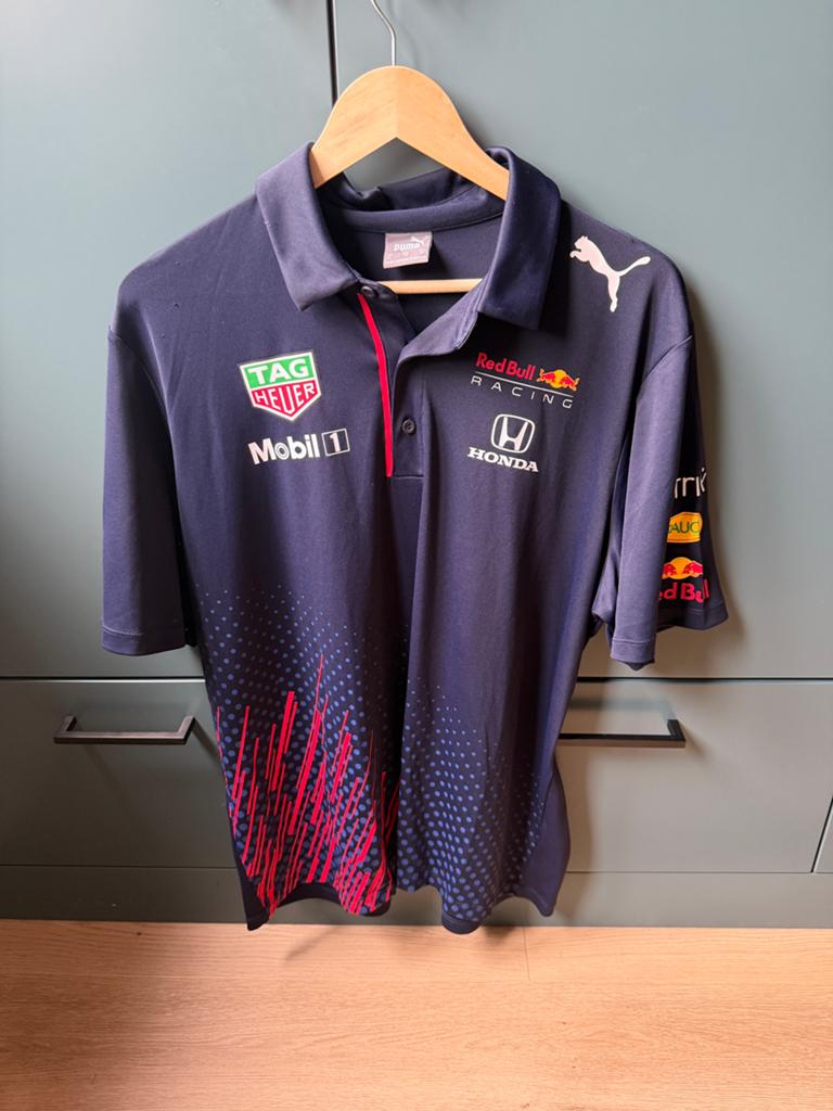 Red Bull Racing polo, Blauw, Maat 56/58 (XL), Ophalen of Verzenden, Zo goed als nieuw