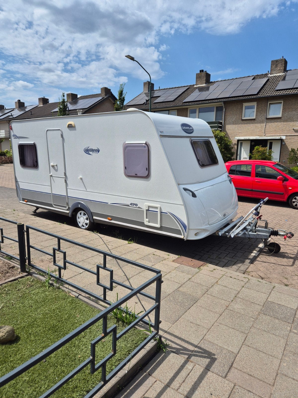 Caravelair Ambiance style 470, Caravans en Kamperen, Caravans, Rondzit, Ringverwarming, Frans bed, 750 - 1000 kg