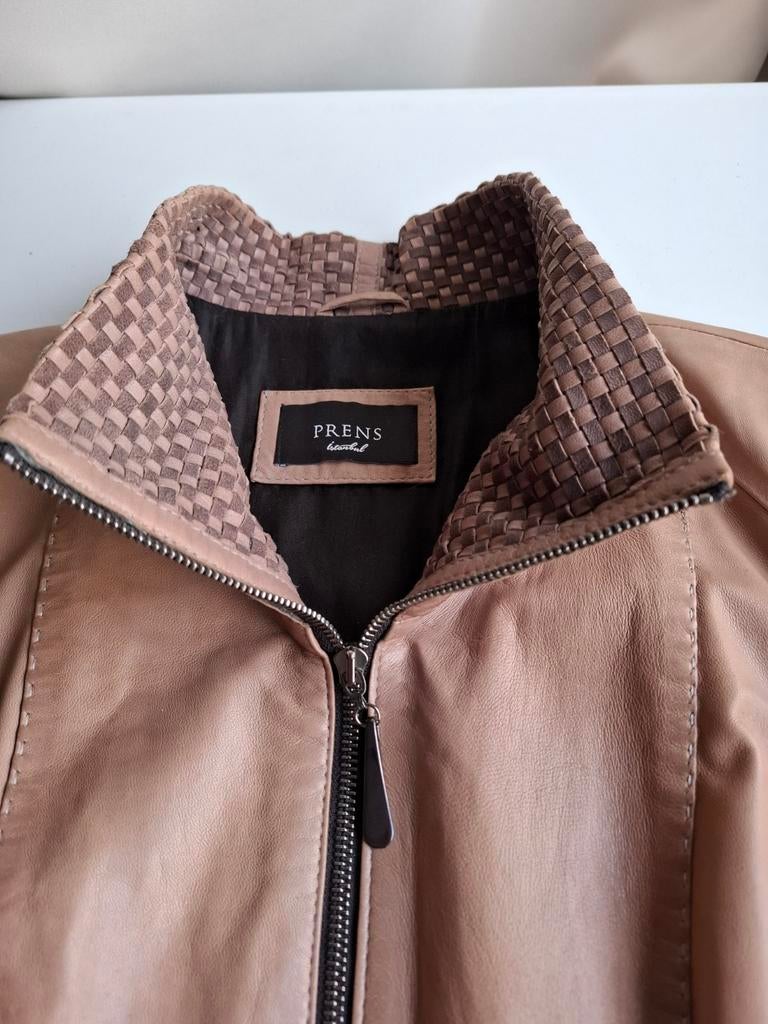 Zacht leren dames jas uit Istanbul, Kleding | Dames, Ophalen of Verzenden, Zo goed als nieuw, Maat 38/40 (M), Bruin