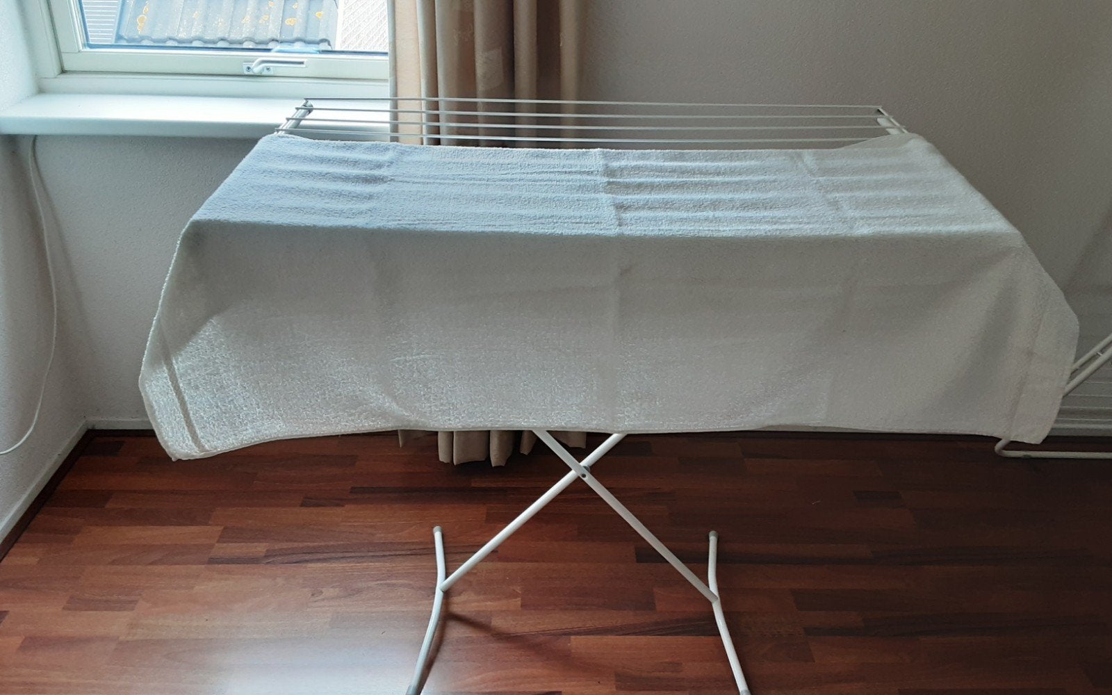 2x Grote Badhanddoek - Wit, Huis en Inrichting, Ophalen of Verzenden, Gebruikt, Wit, Handdoek
