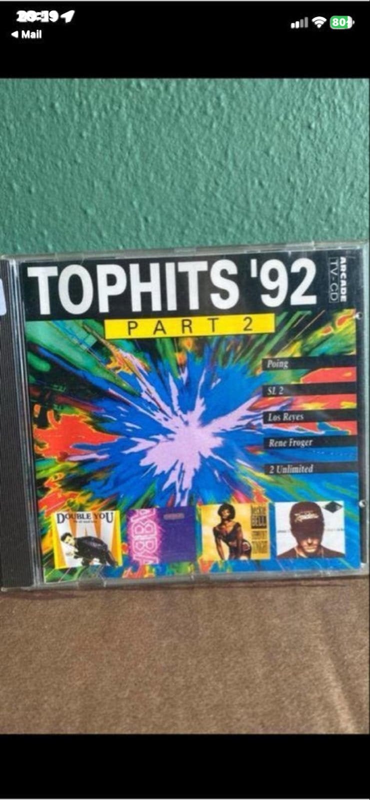 Tophits '92 Part 2 CD, Cd's en Dvd's, Ophalen of Verzenden, Gebruikt, Pop, Verzamelalbum