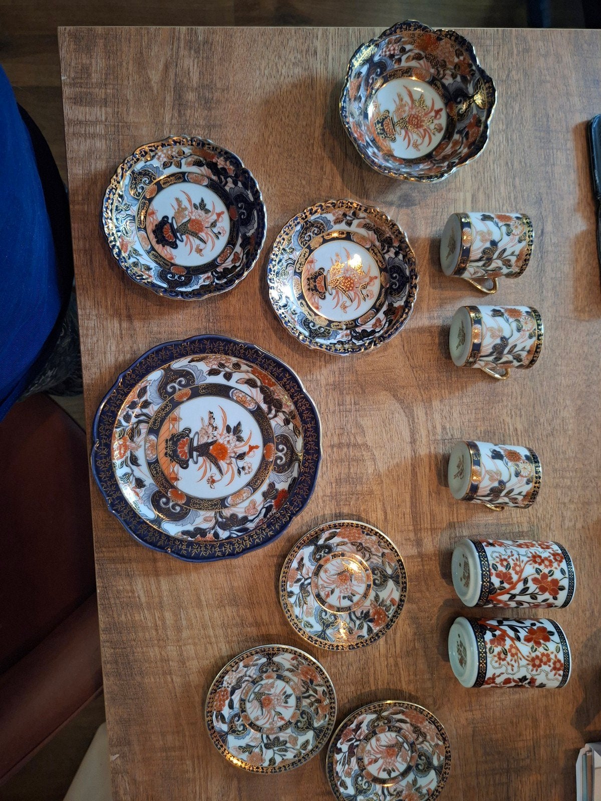 Vintage Japans Imari porseleinen servies - 12-delig, Ophalen of Verzenden