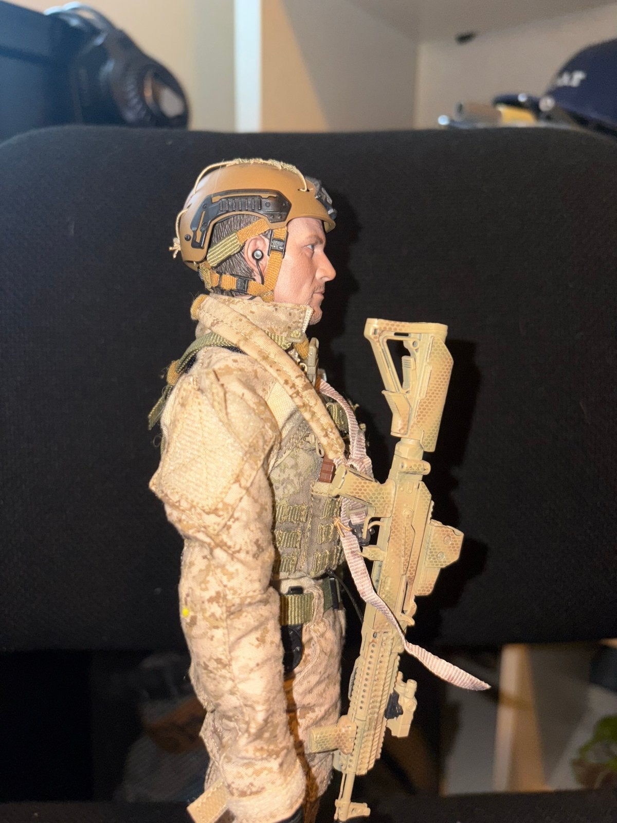 Gedetailleerd Militair Actiefiguur met Uitrusting, Ophalen of Verzenden, Zo goed als nieuw