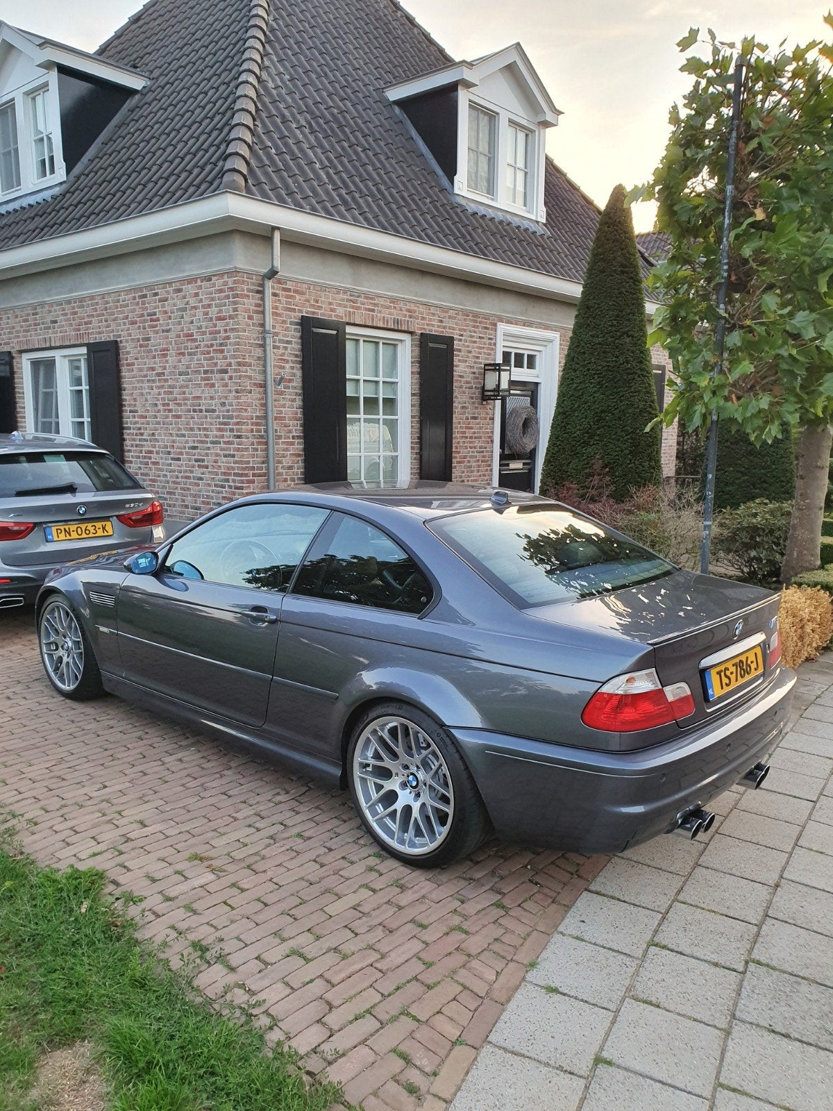BMW M3 E46 SMG 2002 Grijs, Automaat, Achterwielaandrijving, Zwart, Leder