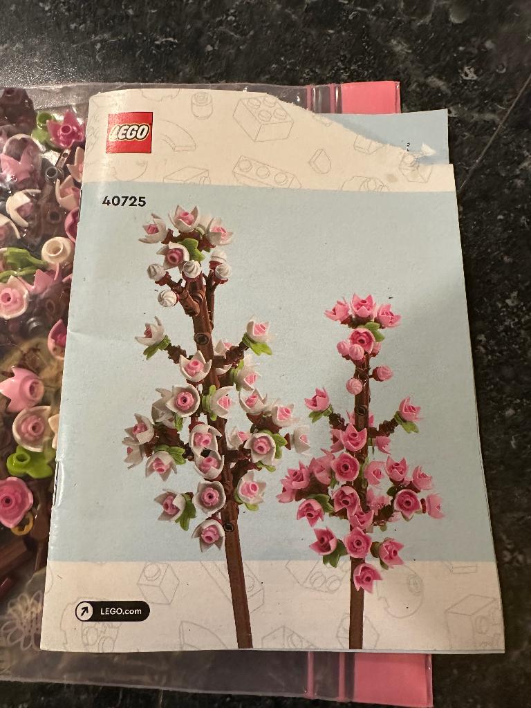 Lego kersenbloesem, Ophalen of Verzenden, Zo goed als nieuw, Complete set, Lego