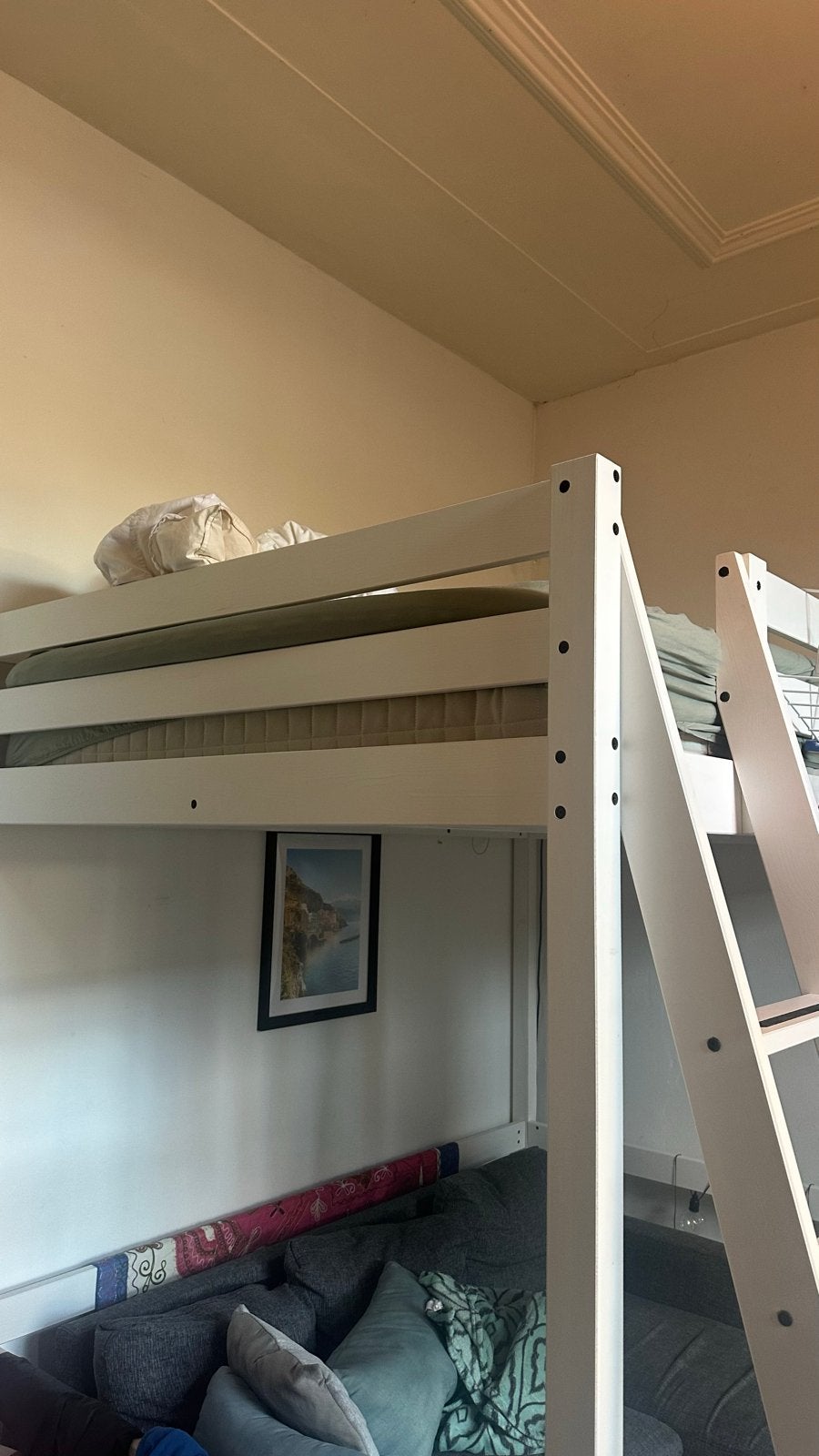 IKEA Stora Hoogslaper 140x200 cm - Zo goed als nieuw, Ophalen, Hoogslaper, Tweepersoons, 140 cm