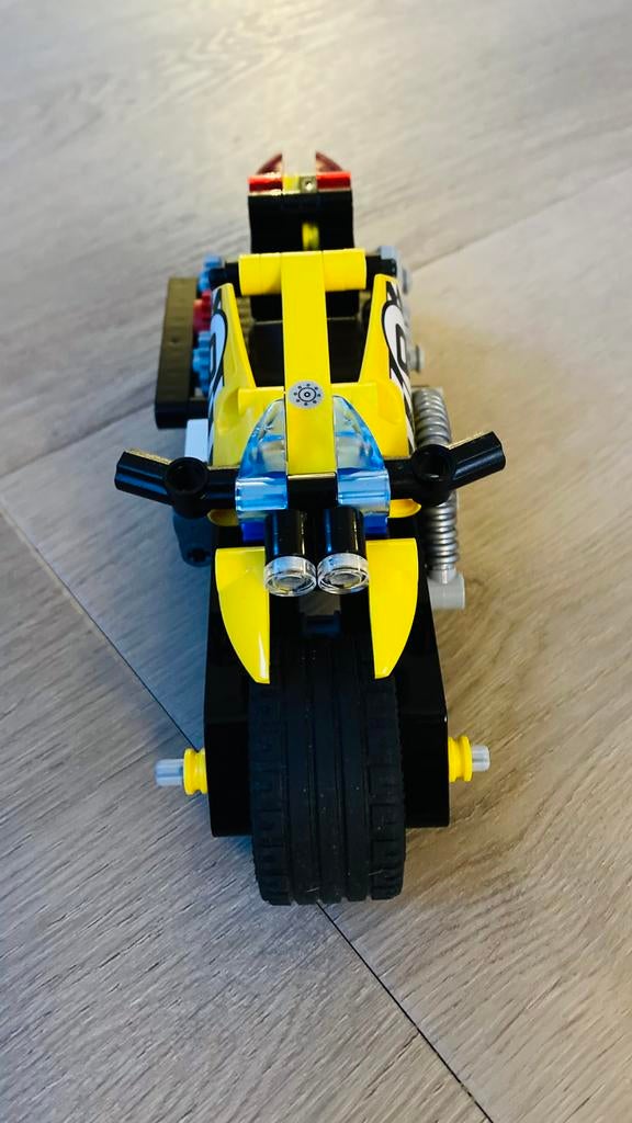 Lego technic stuntmotor - 42058, Ophalen of Verzenden, Zo goed als nieuw, Complete set, Lego