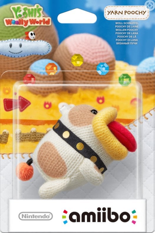 Amiibo | Yarn Poochy | Yoshi's Woolly World | boxed Amiibo, Avontuur en Actie, 1 speler, Nieuw, Ophalen of Verzenden