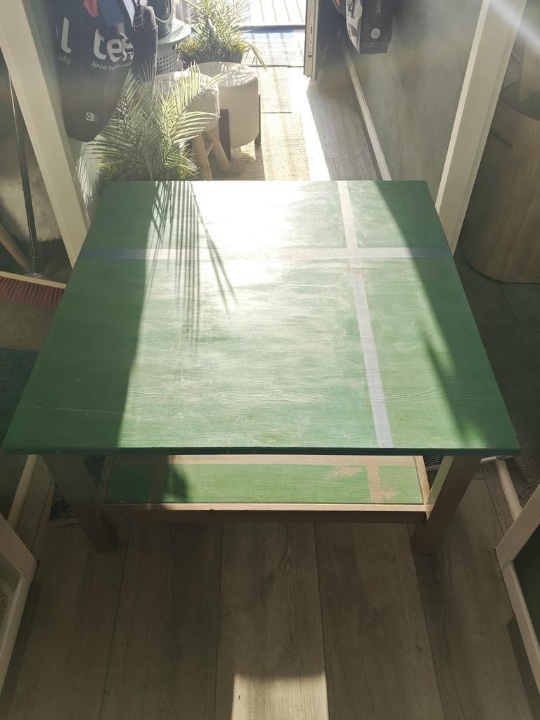 Gratis Groene IKEA Salontafel vierkant 90x90x46, Ophalen, Gebruikt, 50 tot 100 cm, Vierkant