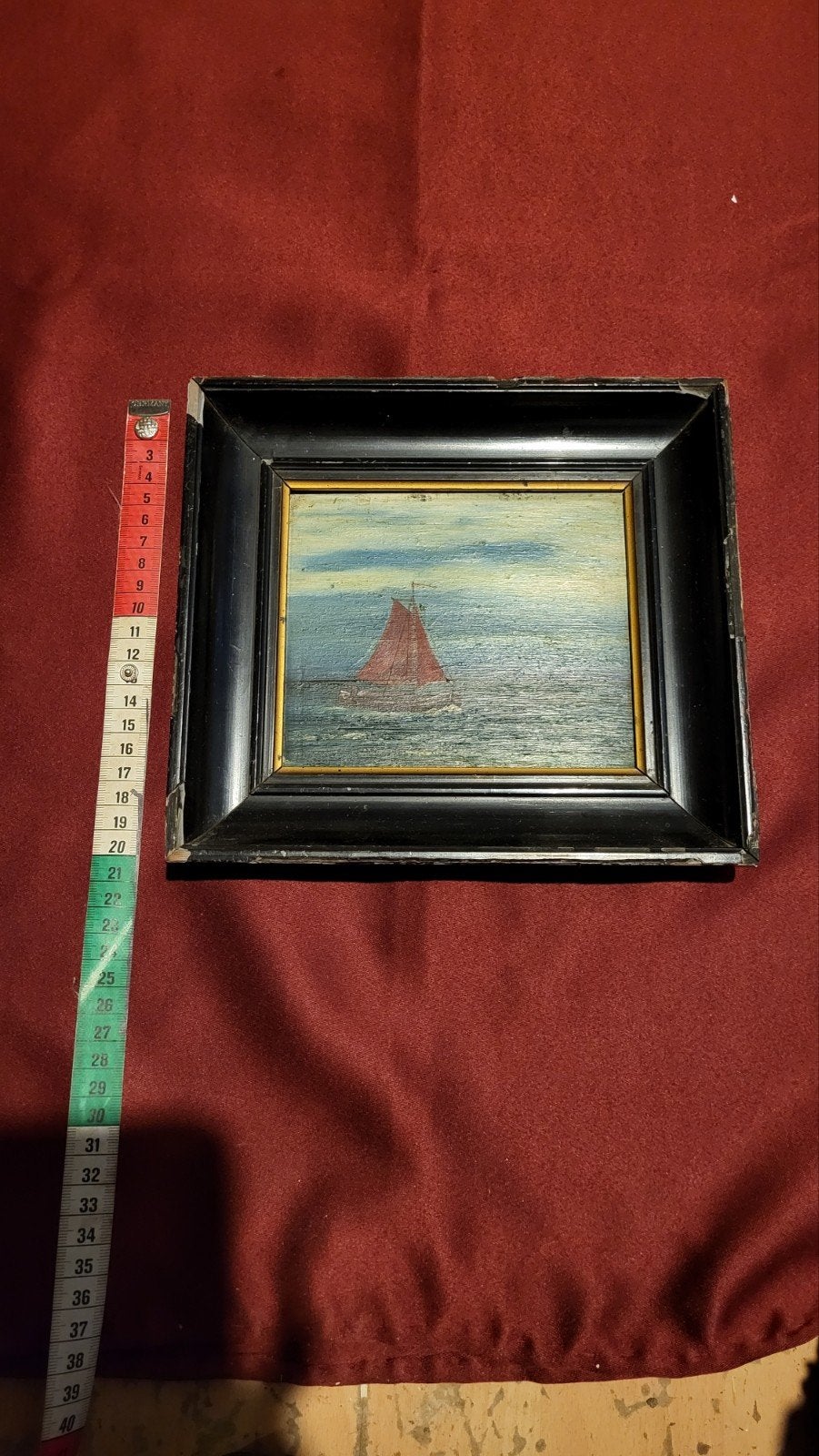 Oud Hollands schilderij: Zeilschip op woelige zee, Antiek en Kunst, Kunst | Schilderijen | Klassiek, Oud hollands, Origineel werk