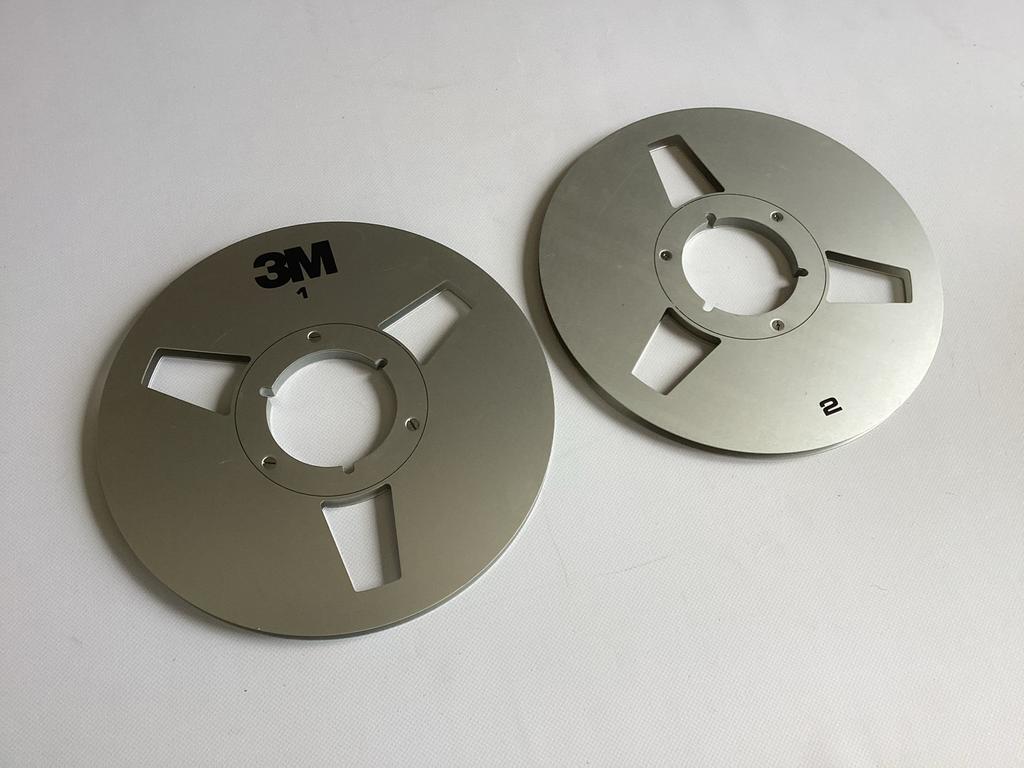 2 x lege 26,5 cm spoel voor taperecorder waaronder 1 x 3M, Ophalen of Verzenden, Onderdeel