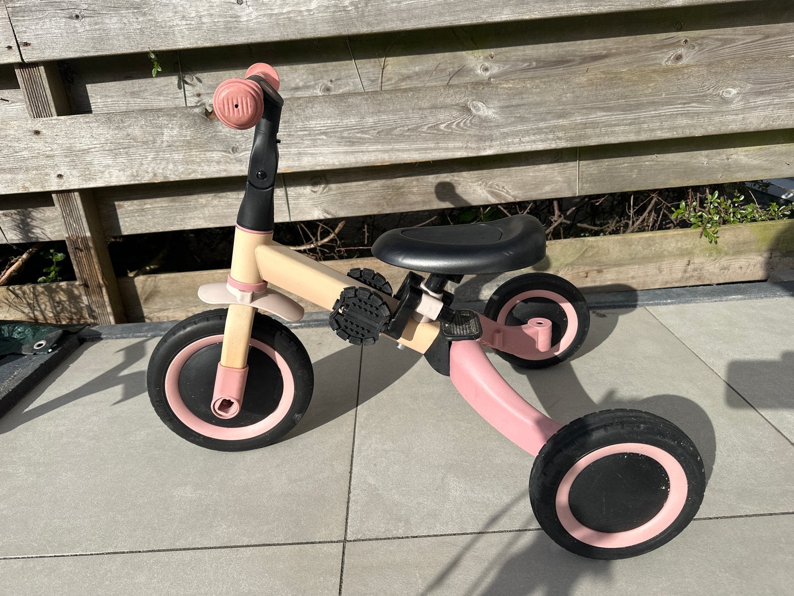 Roze Topmark 4-in-1 Loopfiets, Ophalen, Zo goed als nieuw, Loopfiets