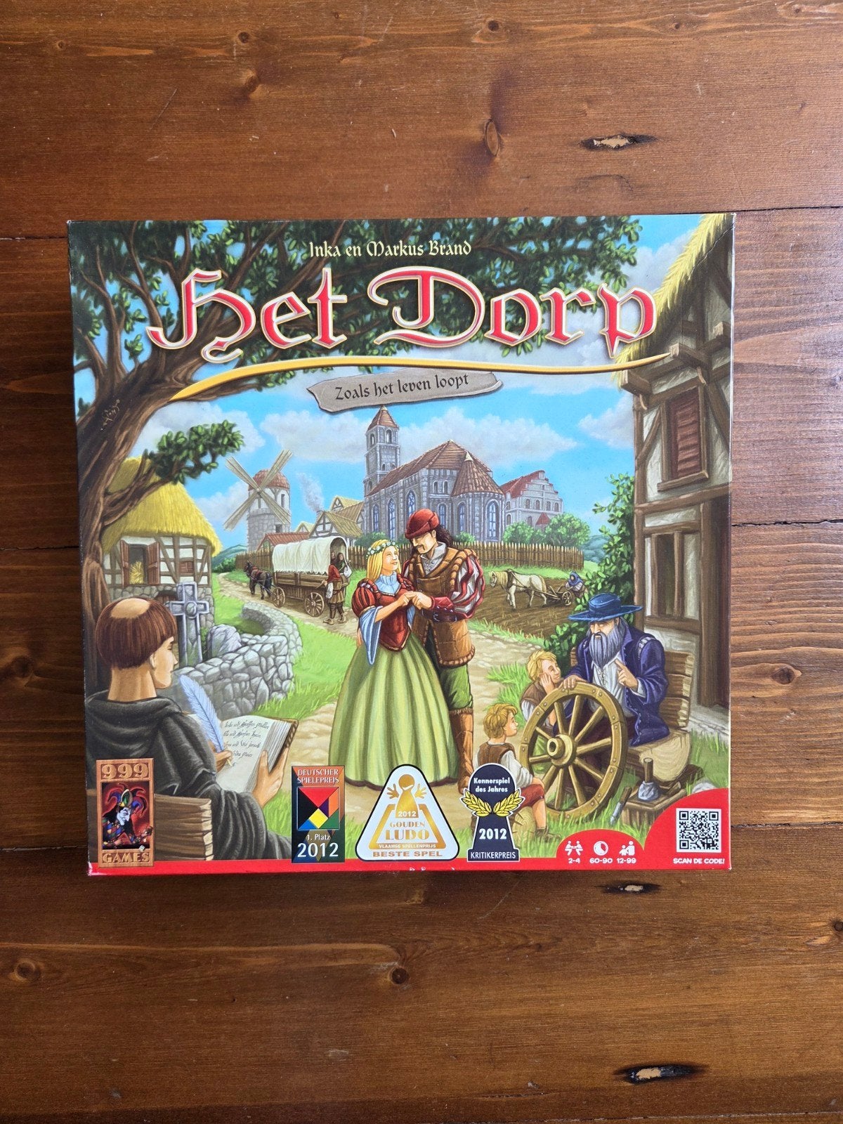 Het Dorp bordspel - Zoals het leven loopt, Drie of vier spelers, Ophalen of Verzenden, Gebruikt, 999 Games