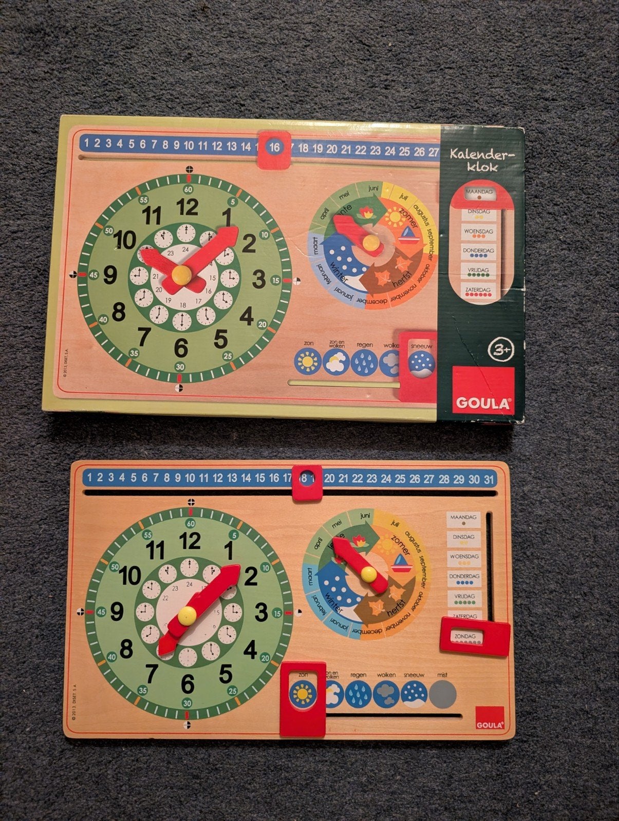 Goula kalenderklok, Kinderen en Baby's, Speelgoed | Educatief en Creatief, Ophalen of Verzenden
