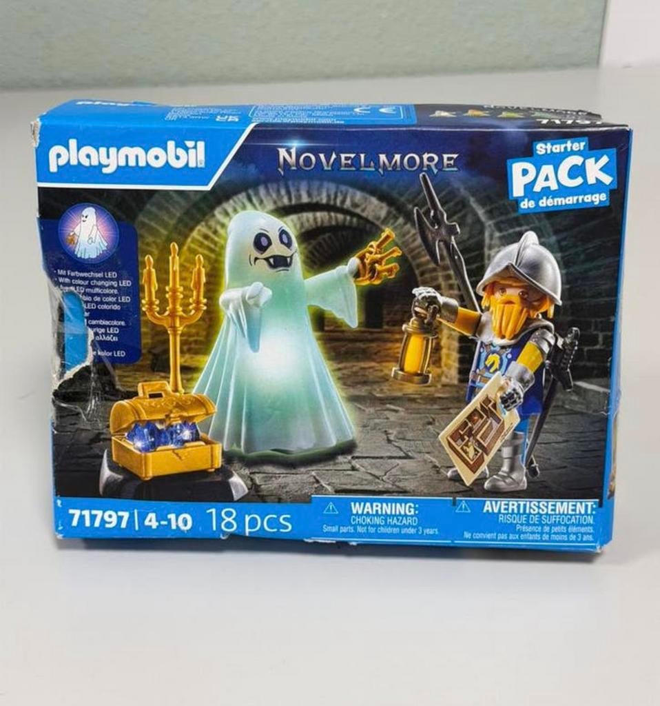PLAYMOBIL Starter Packs Spook en Novelmore ridder - 71797, Nieuw, Ophalen of Verzenden, H, H