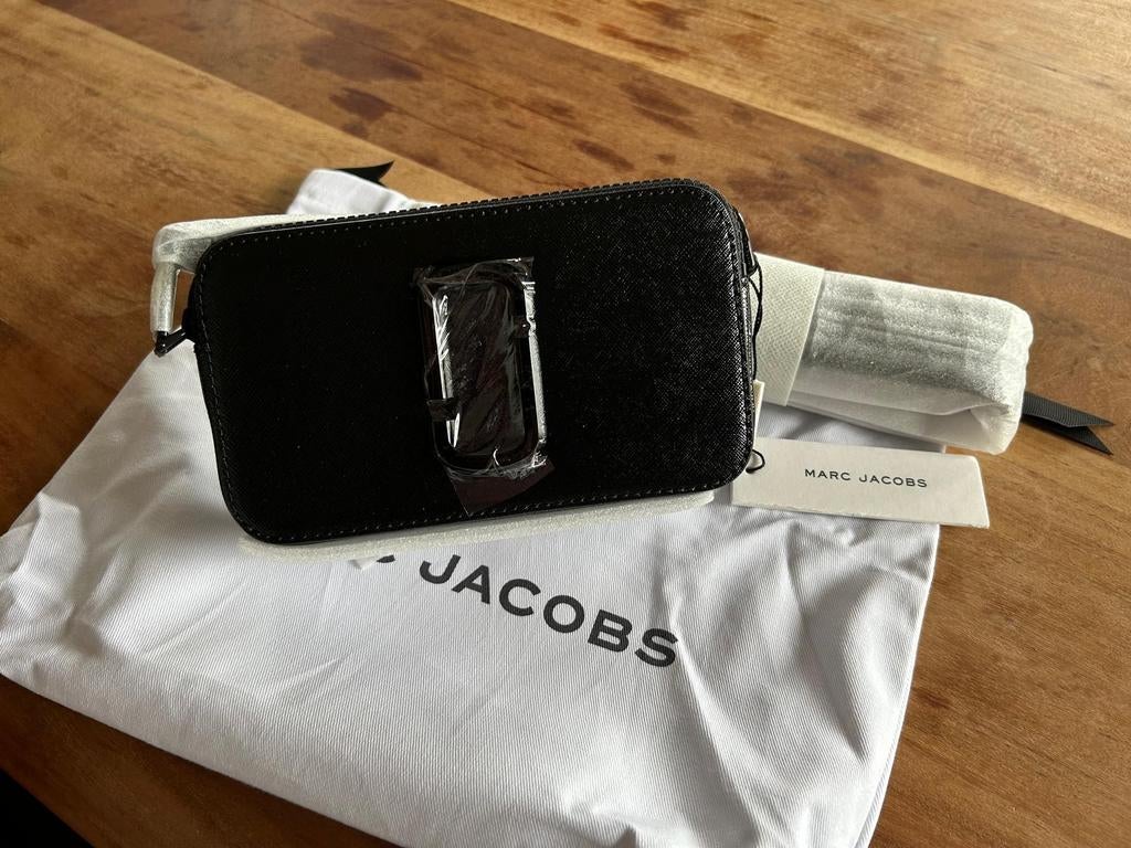 Marc Jacobs Snapshot Bag - kleur zwart, Ophalen, Zo goed als nieuw, Zwart, Schoudertasje
