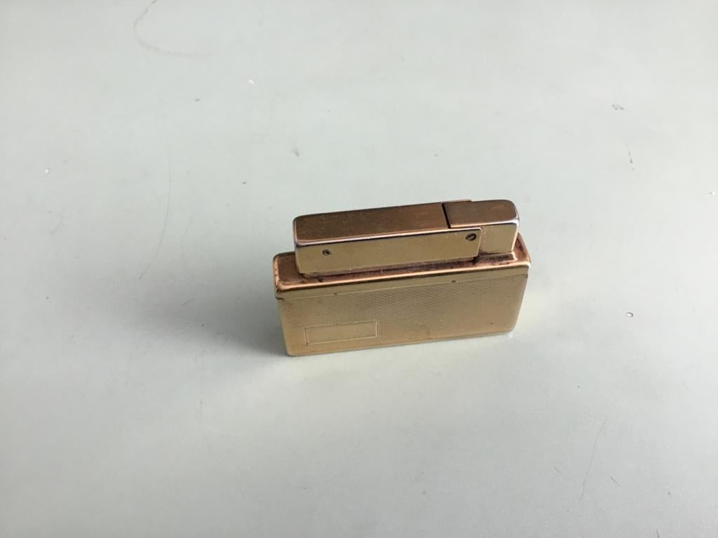 Vintage Consul Aansteker - Goudkleurig, Ophalen of Verzenden, Gebruikt, Aansteker