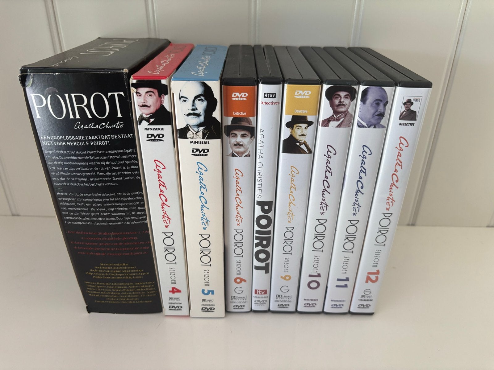 Agatha Christie's Poirot DVD Boxset Seizoenen 1-12, Boxset, Drama, Ophalen of Verzenden, Zo goed als nieuw