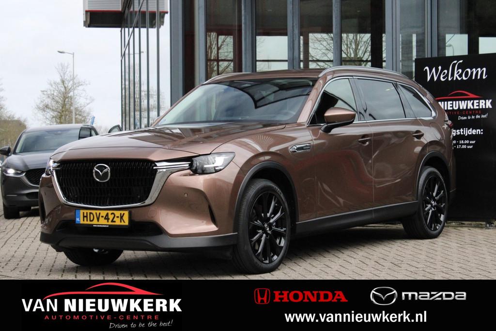 MAZDA Cx-80 2.5 e-Skyactiv PHEV 327pk AWD Automaat Exclusive, Auto's, 12 maanden, Gebruikt, 4 cilinders, CX-80