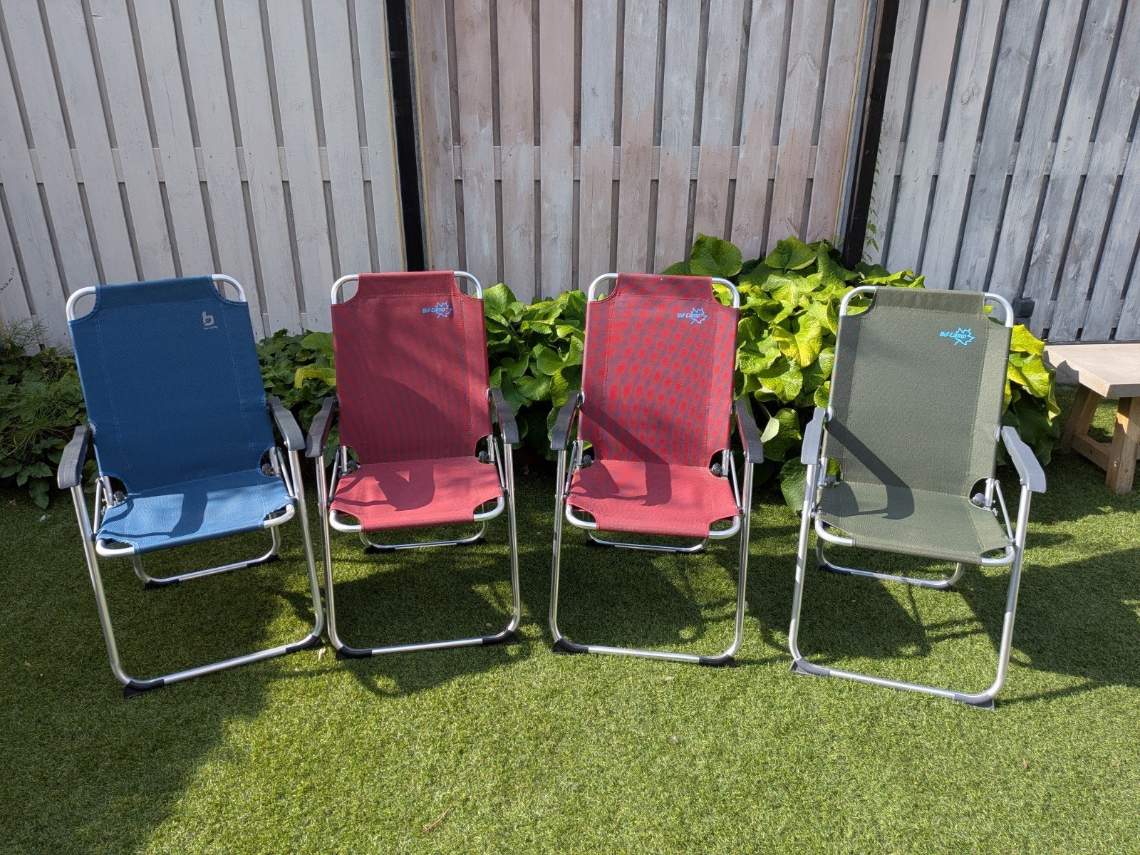 Bo-Camp klapstoelen (4 stuks) - klaar voor de vakantie!, Ophalen, Campingstoel