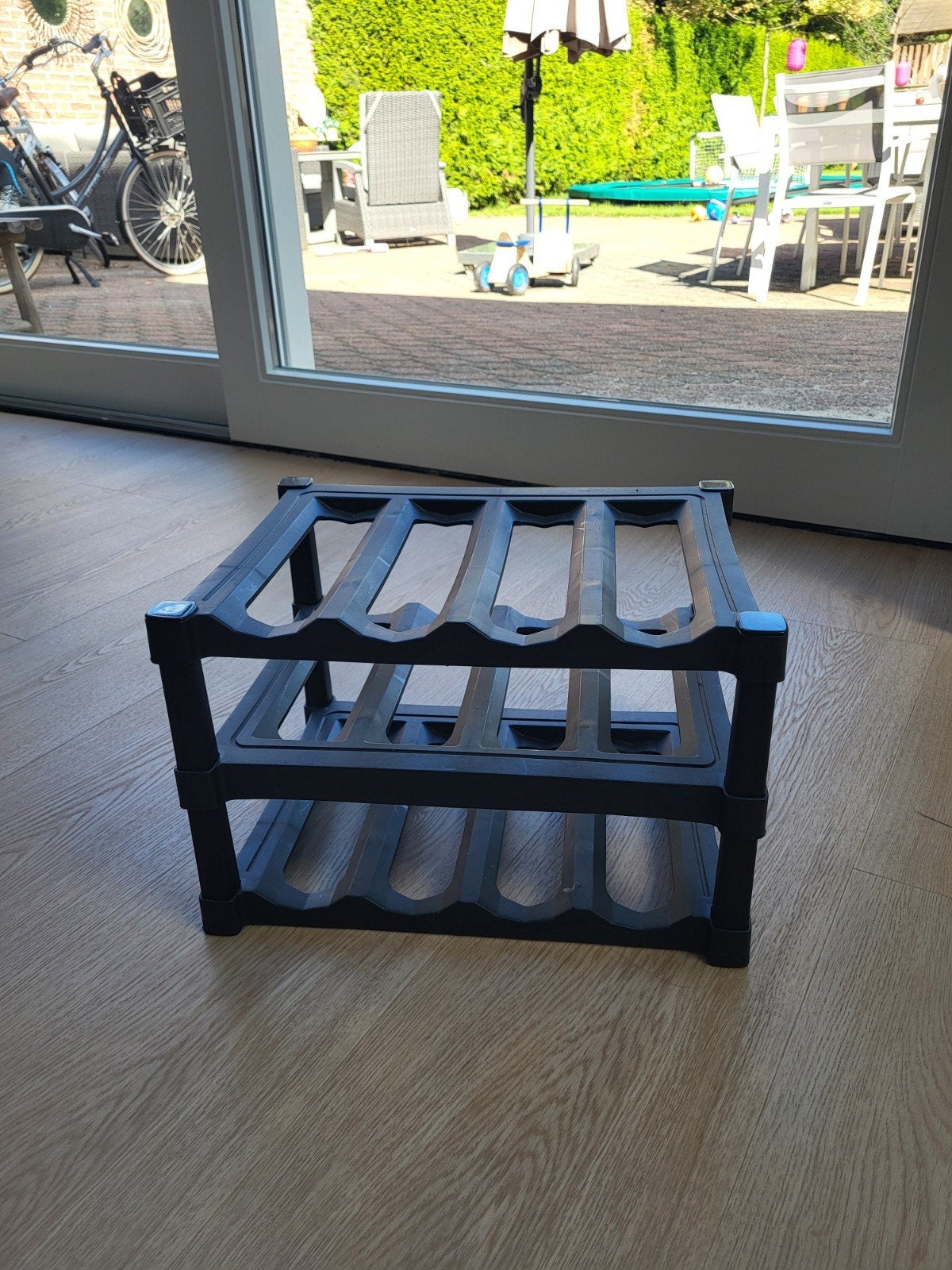 wijnrek, Ophalen