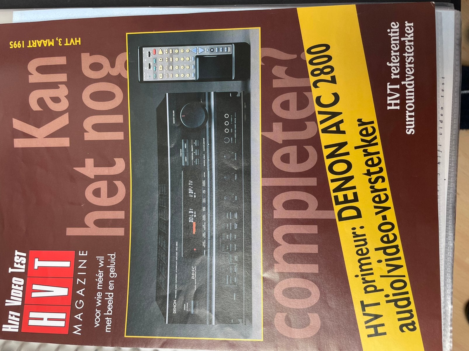 Denon 7.2 versterker avc 2800, Ophalen of Verzenden, Zo goed als nieuw, 120 watt of meer, Denon