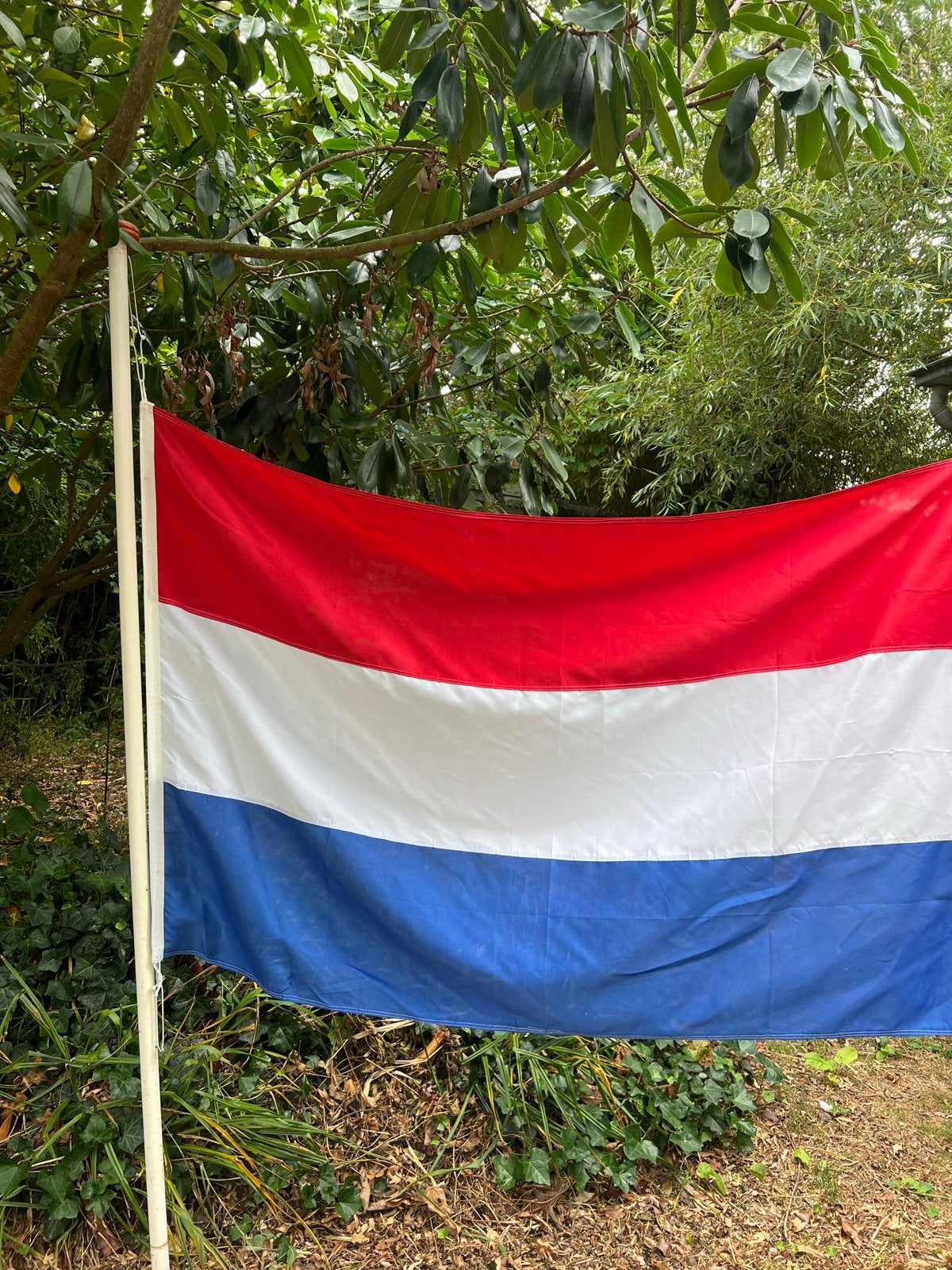 Nederlandse vlag met vlaggenstok – 150 x 90 cm – Goede staat, Ophalen, Gebruikt
