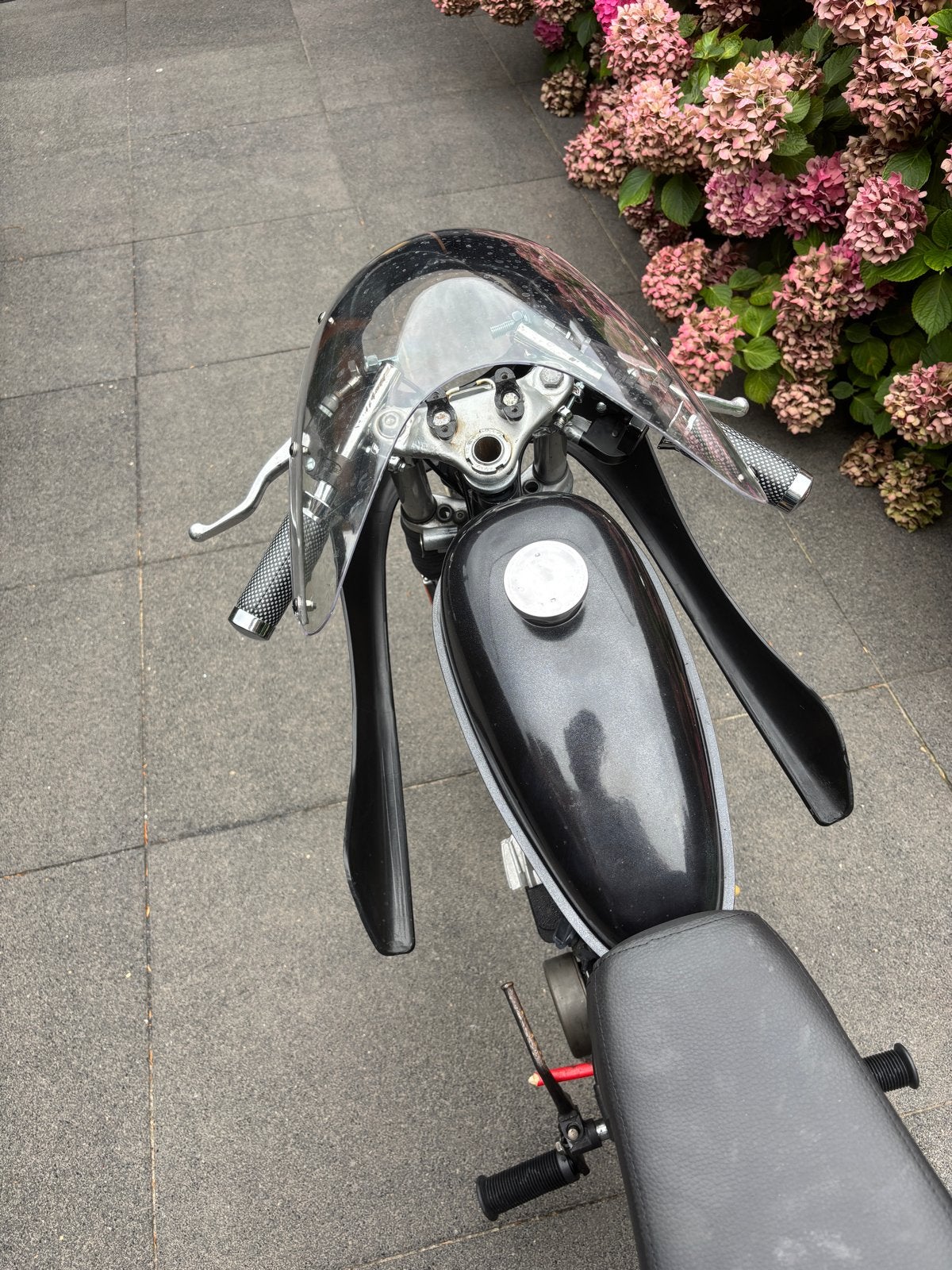 Tomos Cafe Racer 70cc- Zwart, Goed Onderhouden, Maximaal 45 km/u, 70 cc, Ophalen of Verzenden, Zo goed als nieuw