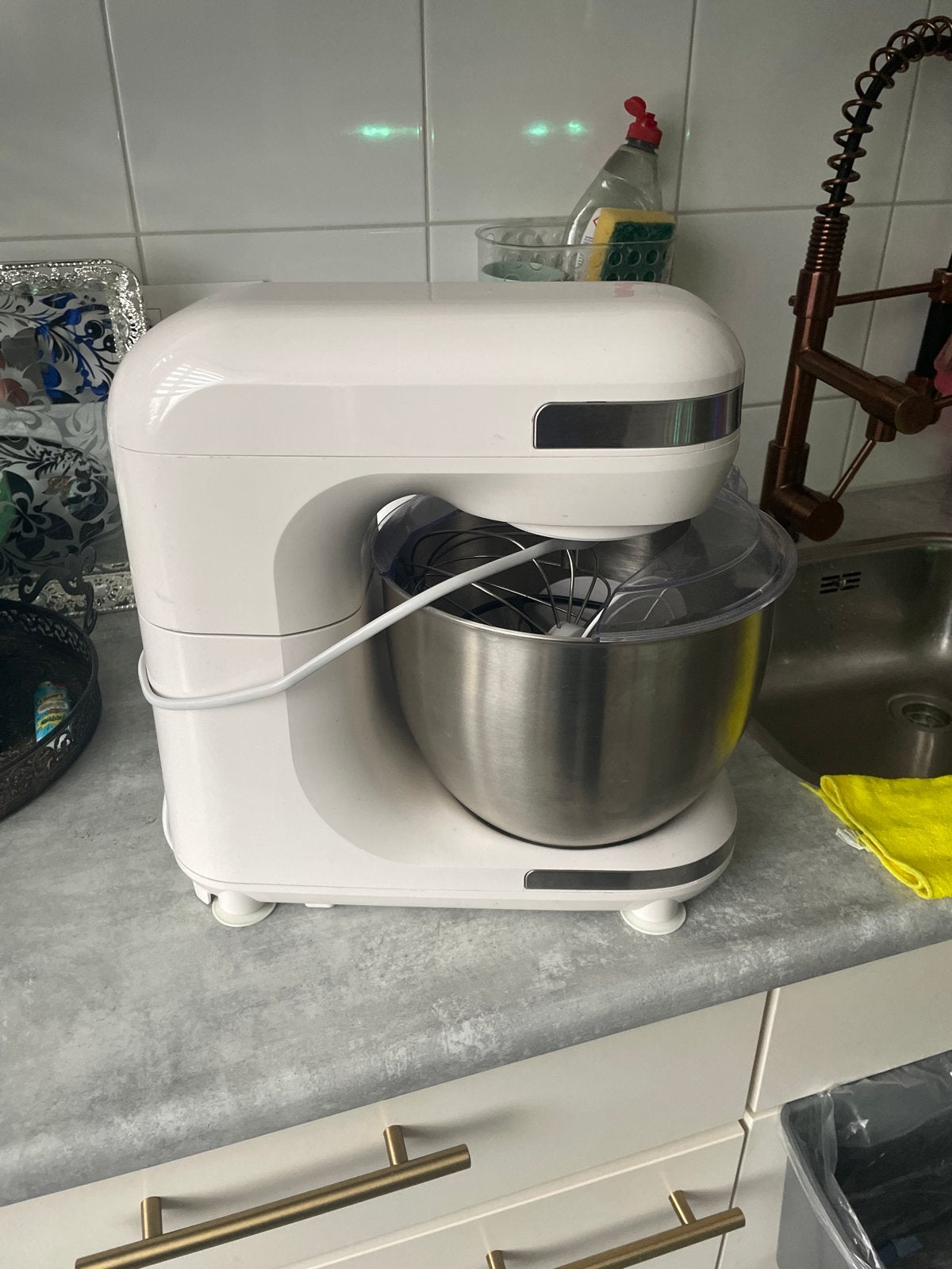 Zo goed als nieuwe keukenmachine met alle onderdelen, 3 tot 4 liter, Ophalen of Verzenden, Zo goed als nieuw, 3 snelheden of meer