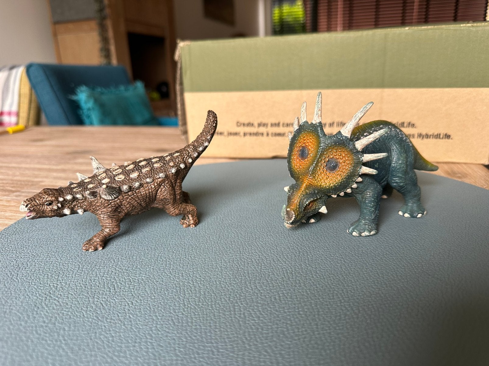 Schleich Dinos, 2 stuks, Ophalen of Verzenden, Zo goed als nieuw, Paard, Beeldje of Figuurtje