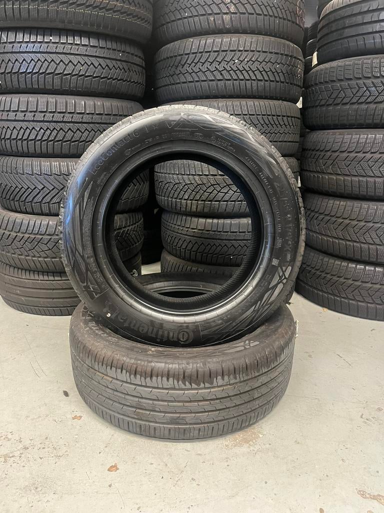 2x 225/55R17 Continental Zomerbanden gebruikt, Ophalen, Gebruikt, Continental, 17 inch