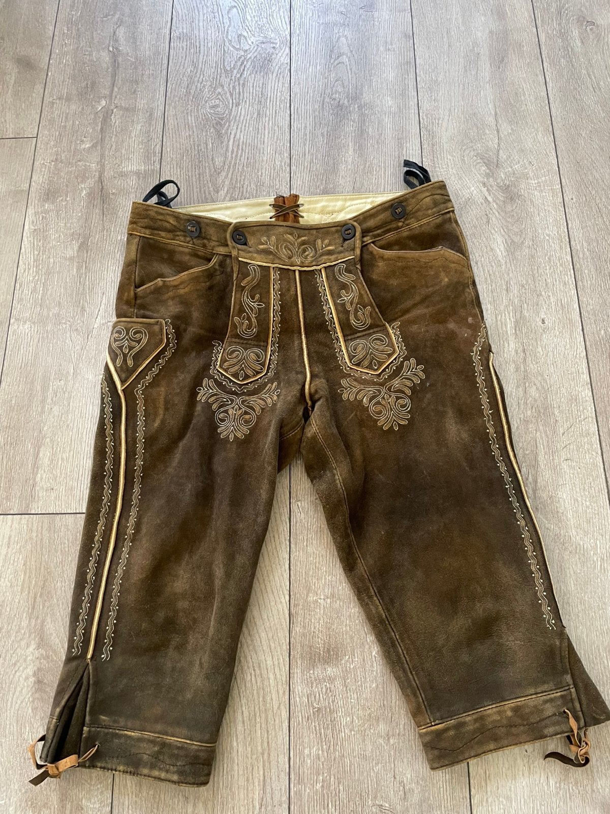 Almsach lederhosen maat 50, Maat 48/50 (M), Ophalen of Verzenden, Kleding, Overige thema's