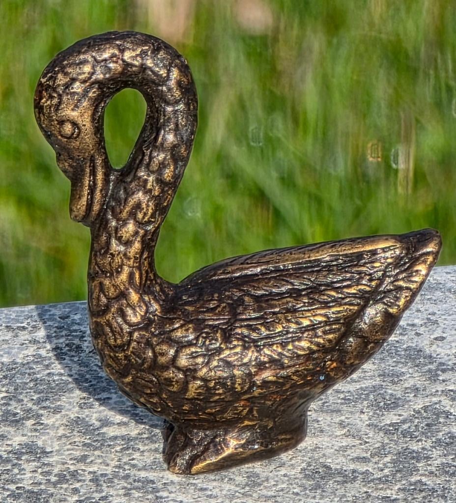 ZWAAN / BRONZEN BEELDJE
