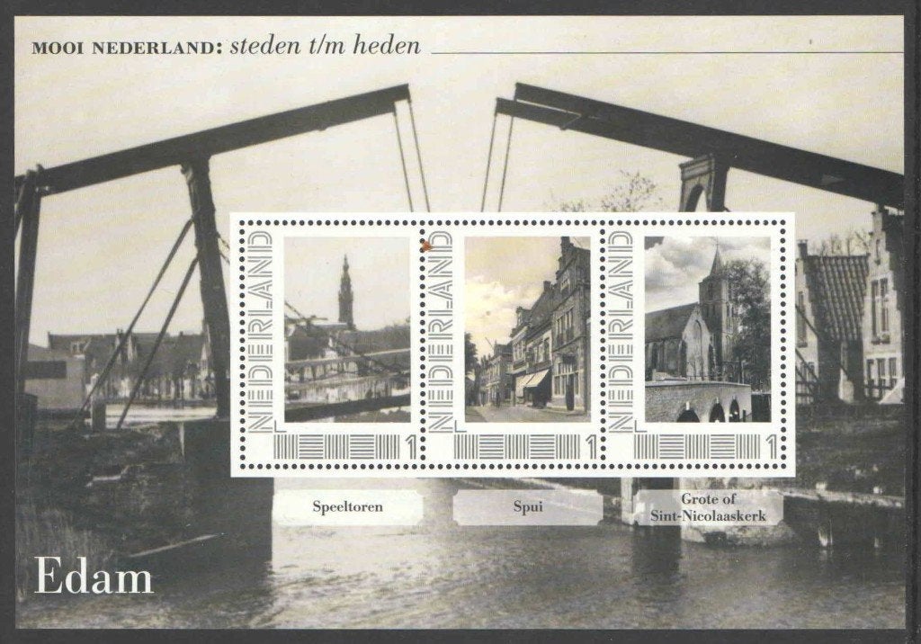 Mooi Nederland Steden t/m Heden: Edam 1, Postzegels en Munten, Postzegels | Nederland, Ophalen of Verzenden, Na 1940, Postfris