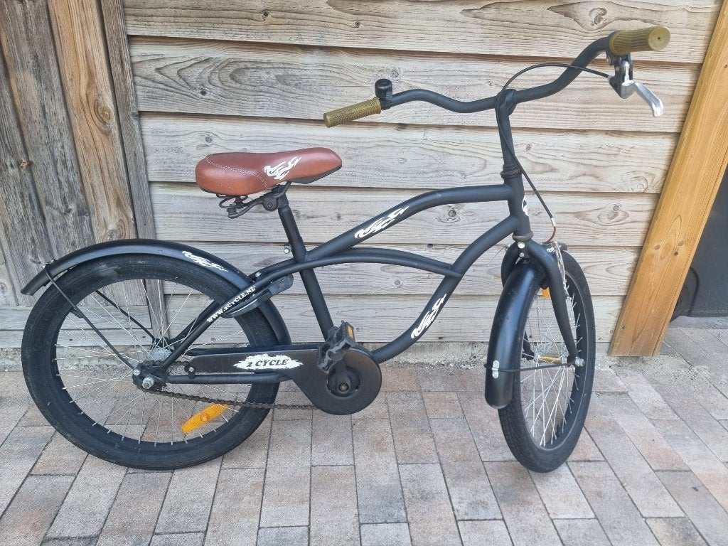Leuke jongensfiets 20" merk 2cycle zwart, Fietsen en Brommers, Fietsen | Jongens, Terugtraprem, Gebruikt, 2cycle, Ophalen