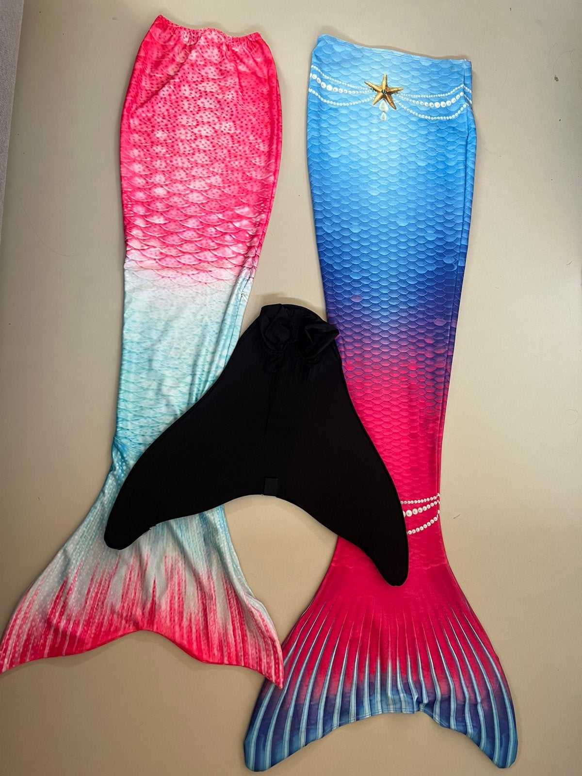 Zeemeerminnenstaarten/ mermaidtail, Kinderen en Baby's, Kinderkleding | Kinder-zwemkleding, Gebruikt, Jongen of Meisje, One size