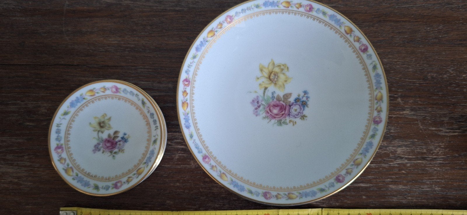 Hutschenreuther Bonbonsschaaltje met 5 schoteltjes., Ophalen of Verzenden