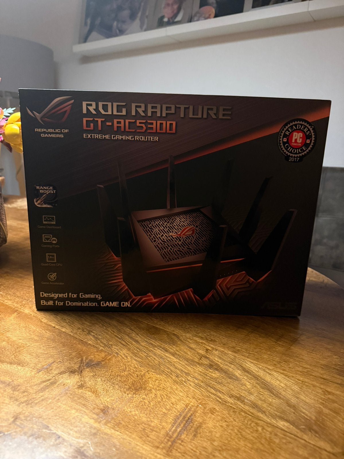 ASUS ROG Rapture GT-AC5300 – Gaming Router, Ophalen of Verzenden, Zo goed als nieuw