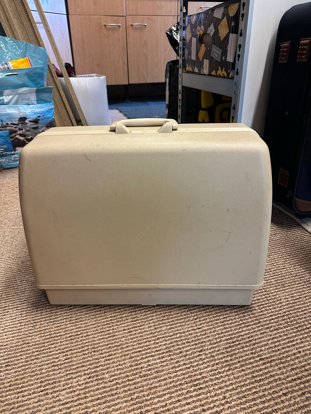 Vintage Germania Naaimachine met Koffer, Hobby en Vrije tijd, Naaimachines en Toebehoren, Ophalen, Gebruikt, Naaimachine, Overige merken