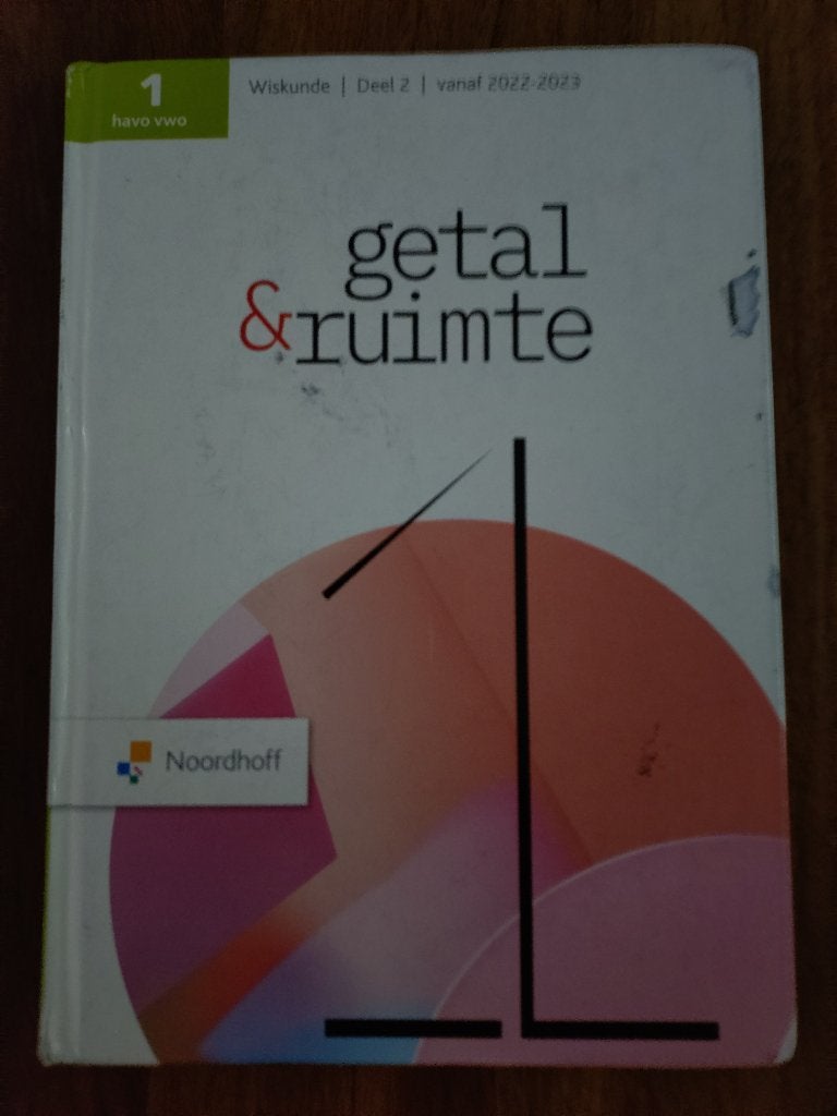 GETAL EN RUIMTE - 13E EDITIE  1 HAVO-VWO DEEL 2, Verzenden, Gelezen, HAVO