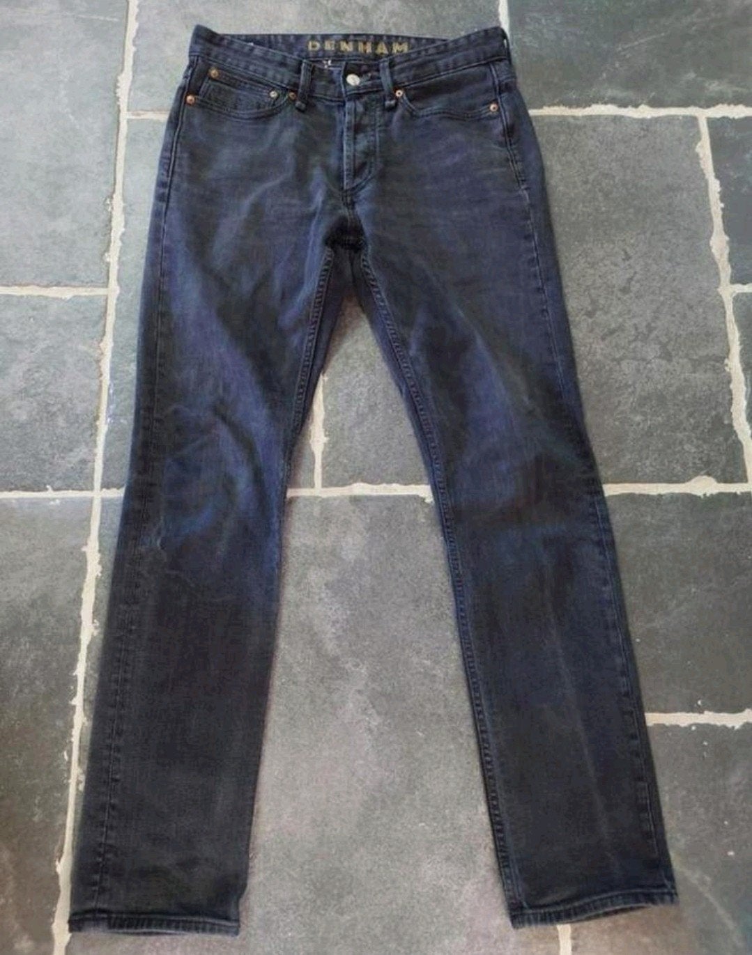 Denham GOUDEN SCHAAR!, RIDGE, Straight Fit, W29 L32, Rob2932, W32 (confectie 46) of kleiner, Ophalen of Verzenden, Zo goed als nieuw