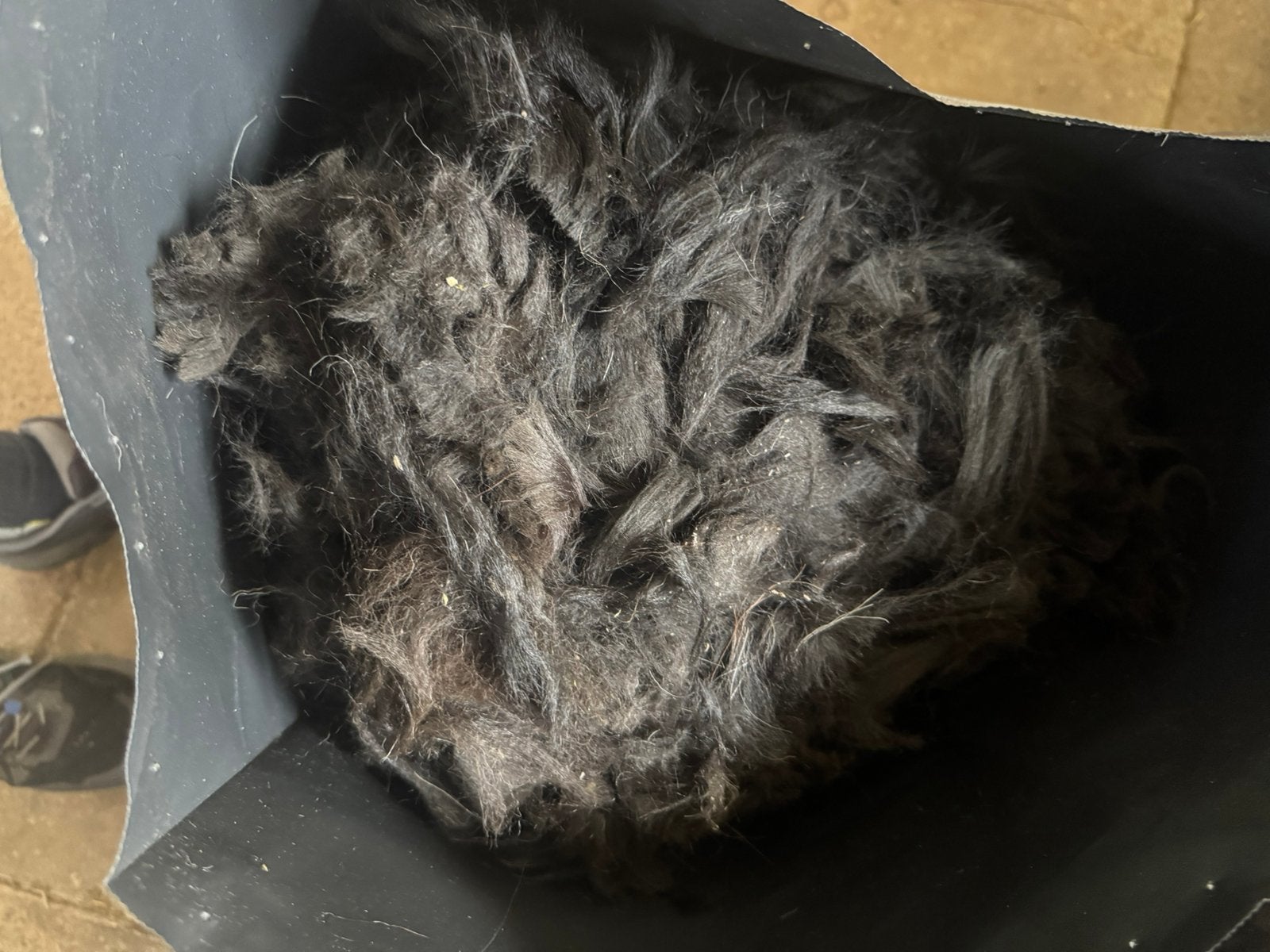 5 zakken Alpaca wol, Hobby en Vrije tijd, Spinnewielen en Spinnen, Ophalen, Spinwol