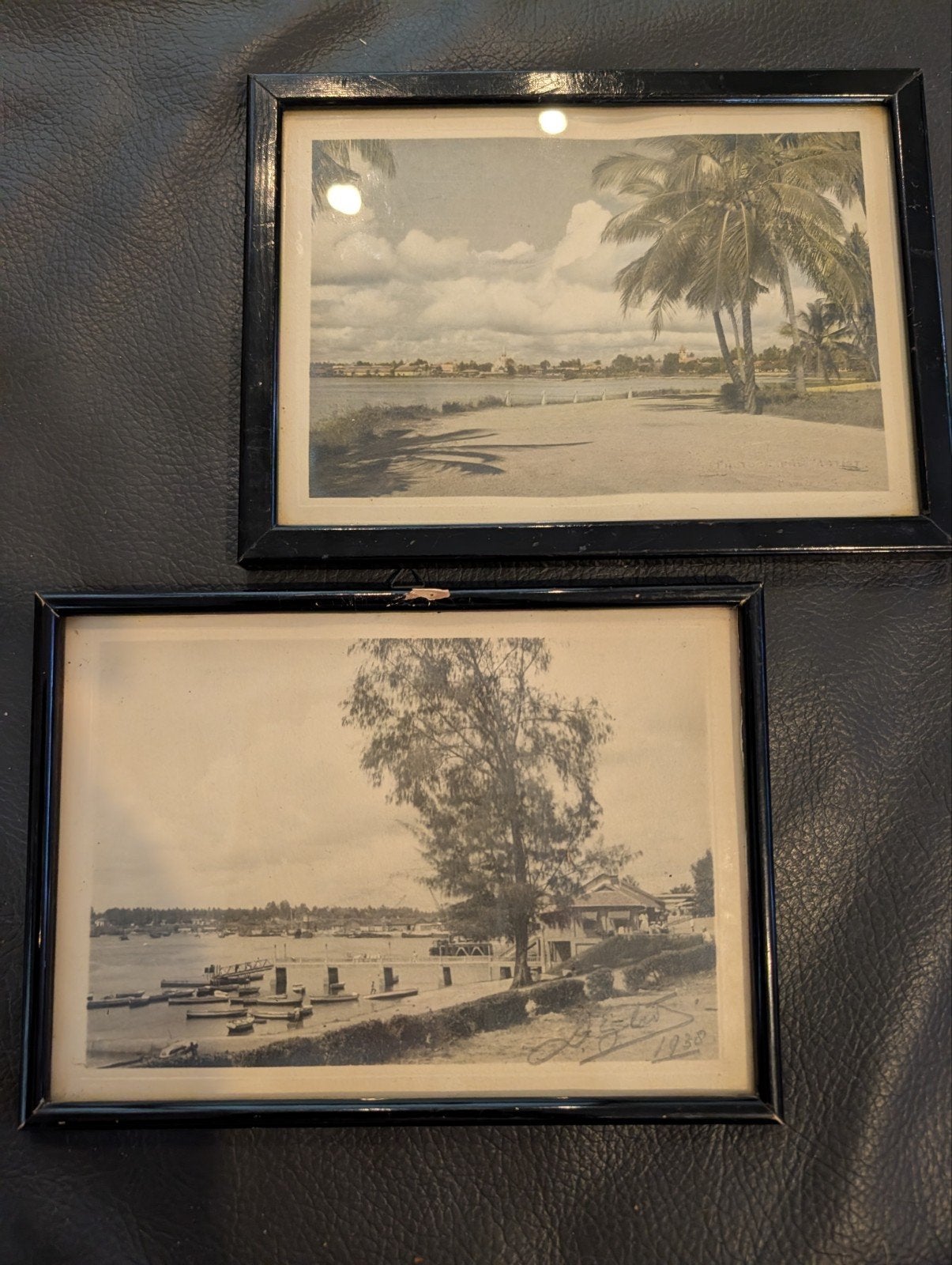 uniek tweeluik dar es Salaam (Tanzania) ac gomes, Antiek en Kunst, Ophalen of Verzenden, Foto
