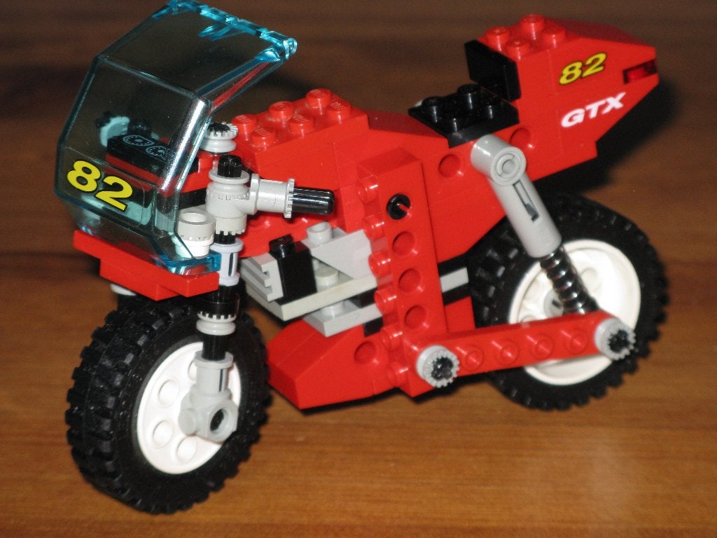 lego 8210 technic motor met instructieboek, Kinderen en Baby's, Ophalen of Verzenden, Gebruikt, Lego
