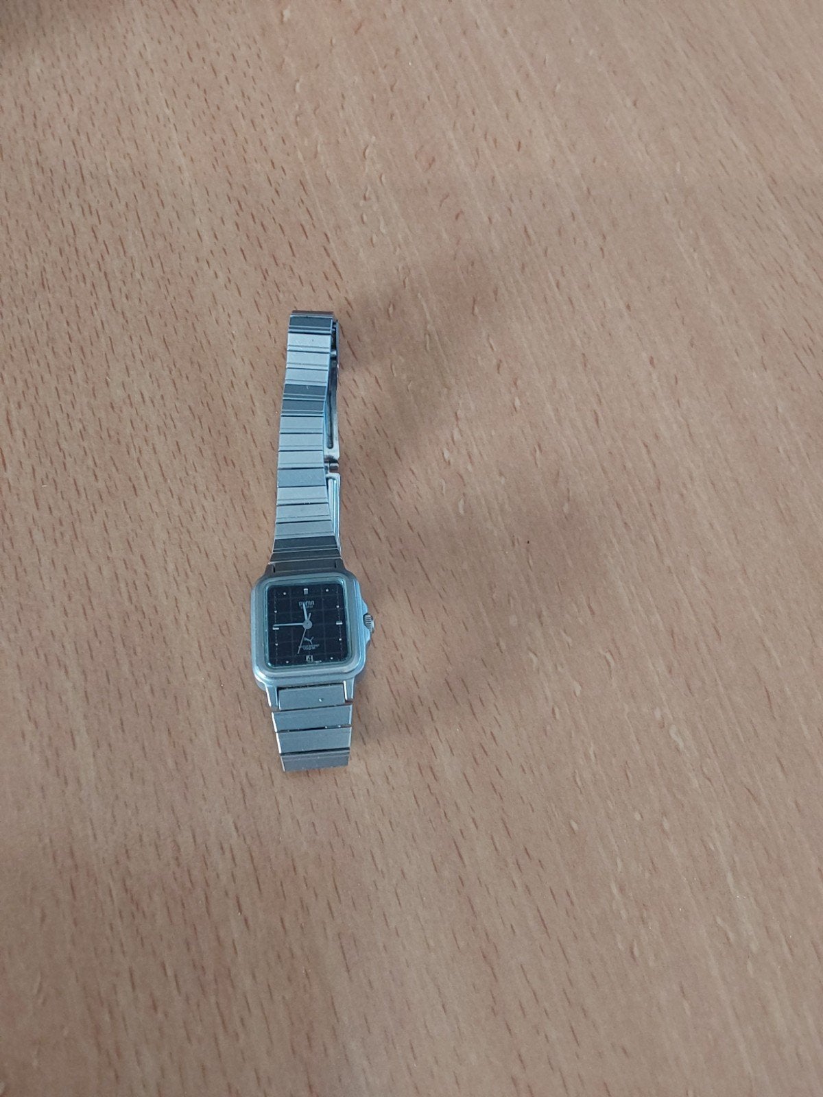 Vintage puma quarks horloge, Ophalen of Verzenden, Gebruikt, Staal, Overige merken