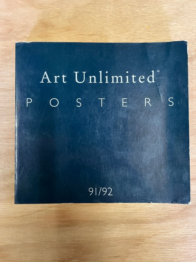 boek: 	Art Unlimited, Posters 91-92, Ophalen of Verzenden, Zo goed als nieuw, Grafische vormgeving